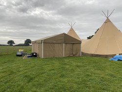 6m x 6m Roder / Custom Covers Compatible Clearspan Catering Tent for Tipi