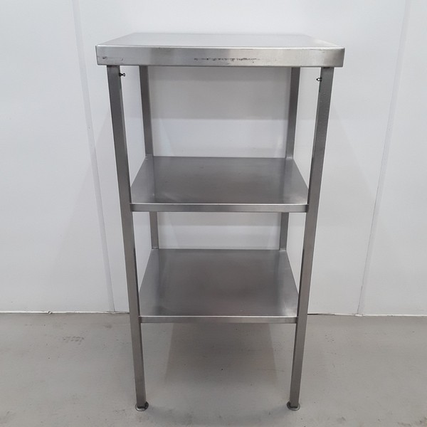 Stainless steel kitchen shelves