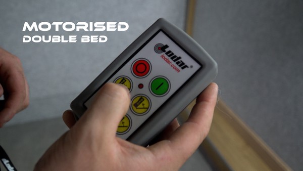 Remote control for drop down bed