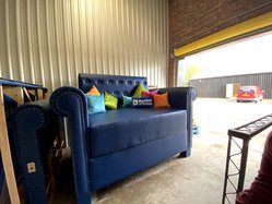 Secondhand Oversized Prop Chesterfield Chair For Sale
