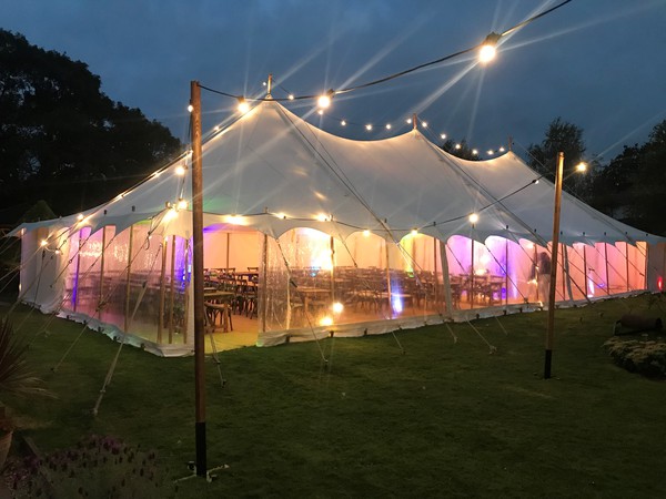 Barkers Canvas Petal Pole marquee for sale