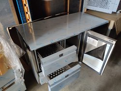 New B Grade Foster Prep Fridge with Drawers for sale