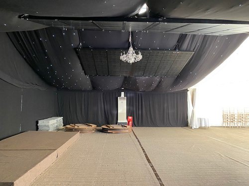 2x 15m x 5m starlight roofs + Gable 2x 15m x 5m starlight roofs + Gable