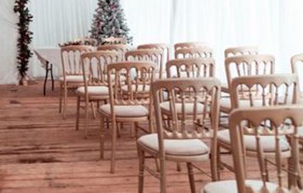Gold Cheltenham Banqueting Chairs for sale