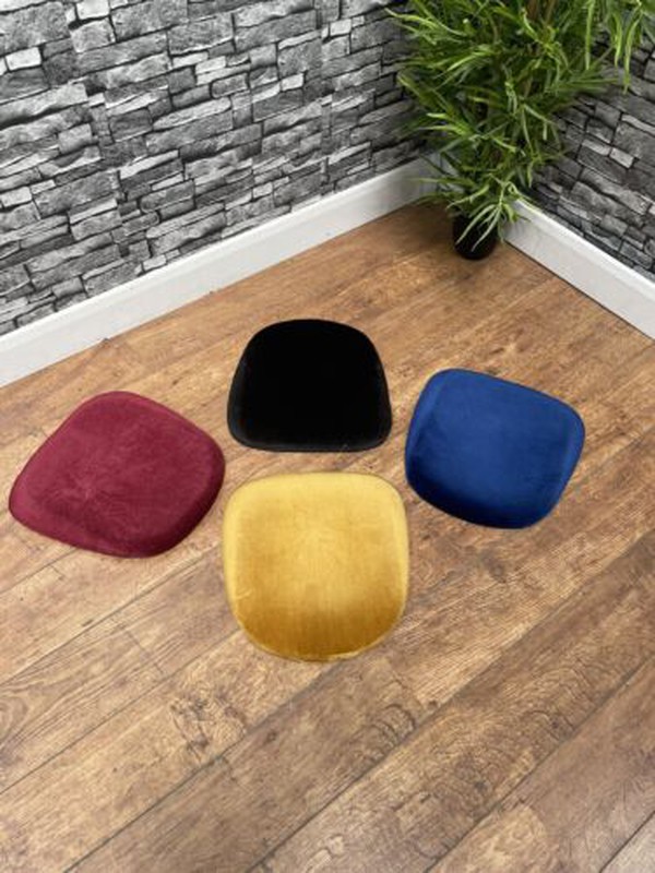 Variation of Banqueting Chair Seat Pads 4 Different Colours For Sale