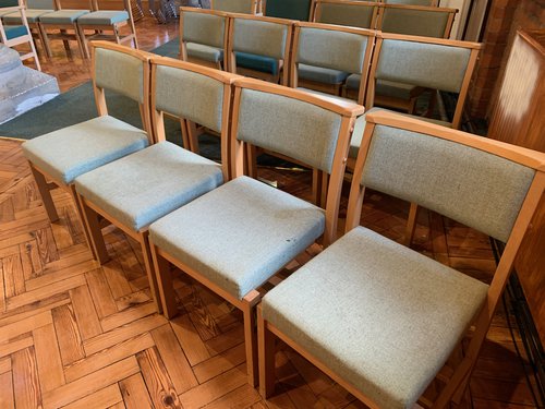 second hand church chairs for sale