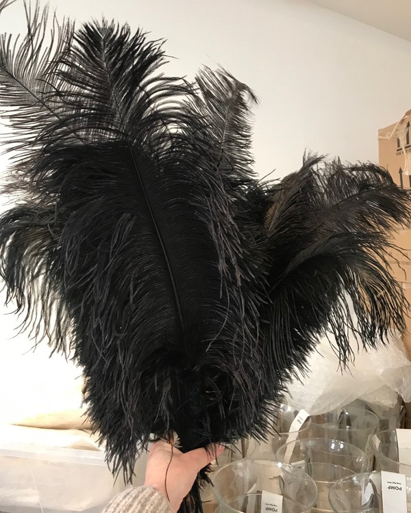 Used Ostrich Feather Table Centres For Sale