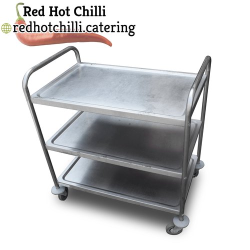 0.8m Stainless Vogue Trolley 0.8m Stainless Vogue Trolley