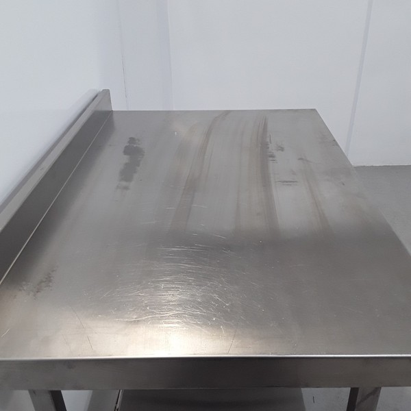 S/S table with upstand