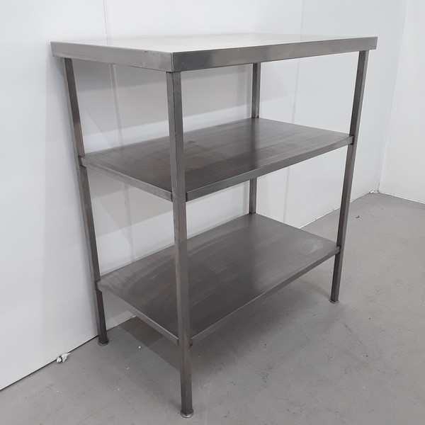 Used stainless steel shelves