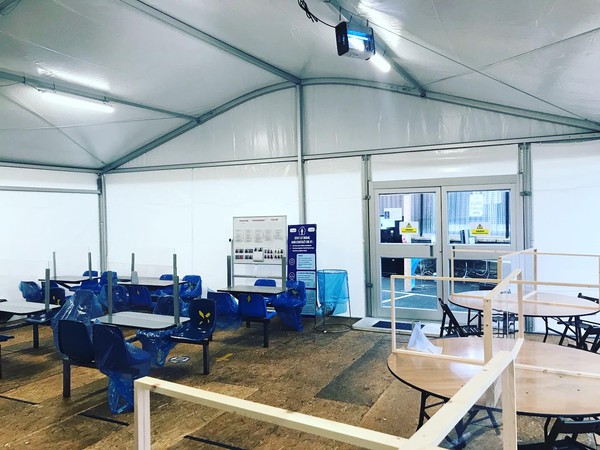 Secondhand 10x10m Clearspan Marquee