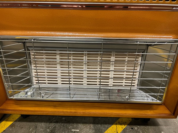 Retro Wooden Gas Heater