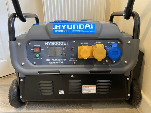 Hyundai 7.5kW Portable Petrol Inverter Generator Hyundai 7.5kW Portable Petrol Inverter Generator