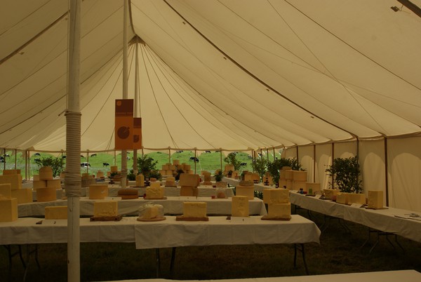 12m x 30m Canvas Petal Pole Barkers Marquee