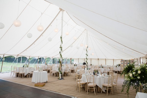 12m x 30m Canvas Petal Pole Barkers Marquee For Sale