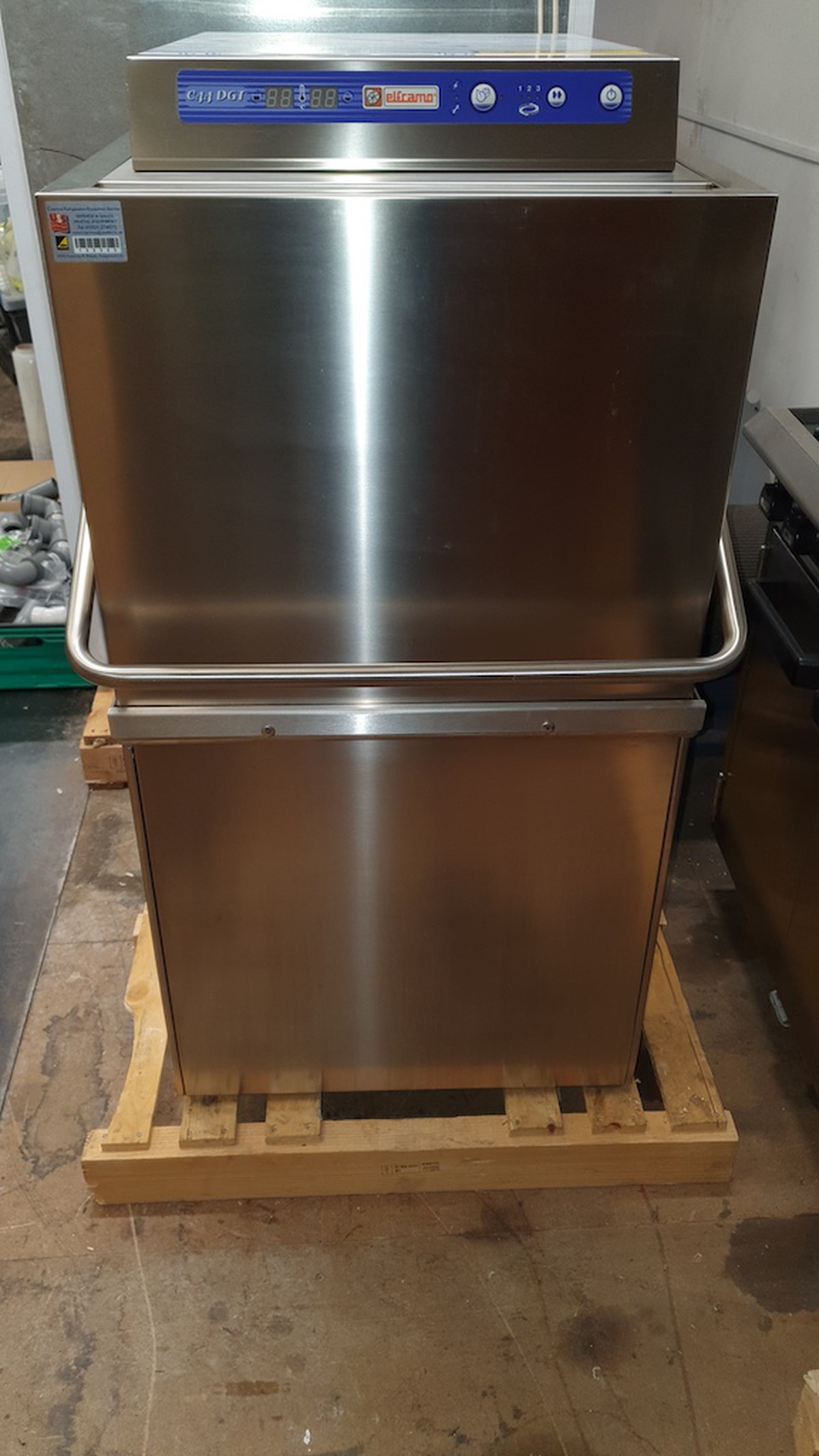 Secondhand Catering Equipment Pass Through Dishwasher Elframo C44