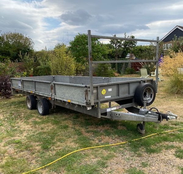 Ifor Williams LM18 Trailer with Dropsies and Ramp
