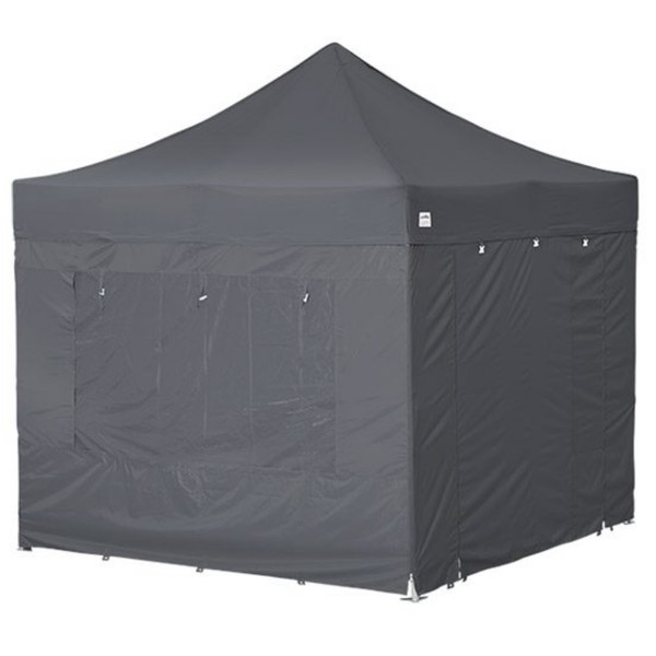 Pop-up Heavy Duty 3 x 3m Grey Marquee with Sides For Sale