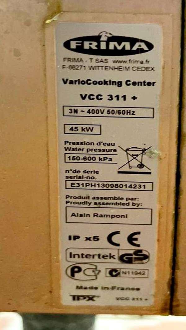 Used Vario Cooking Centre VCC311+ For sale