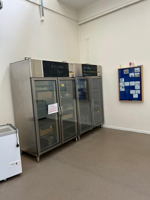 Display freezer for shops