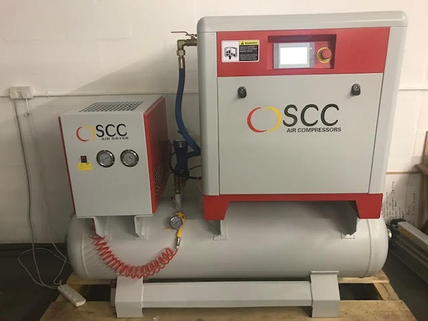Secondhand SCC 4KW Rotary Screw Compressor For Sale