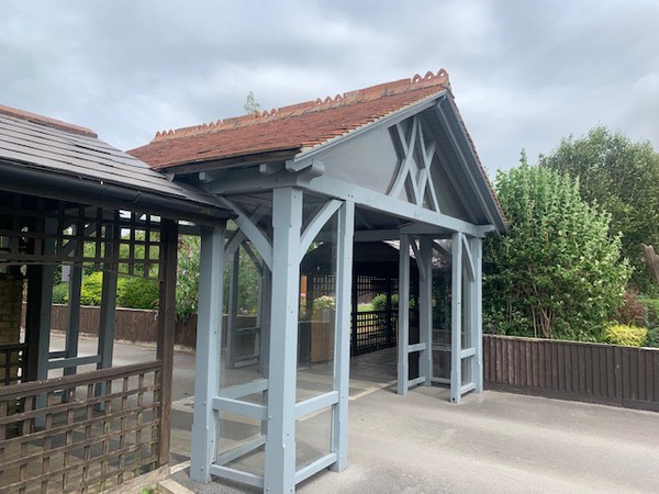 Lychgate wedding venue entrance