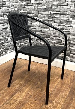 Stacking Rattan cafe chairs