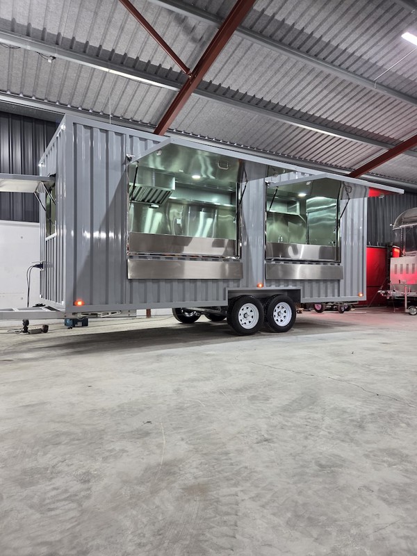 Brand new box catering trailers