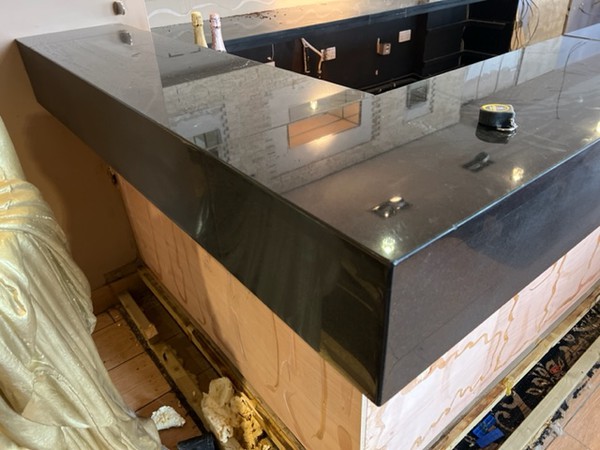 Pub / bar counter top in granite