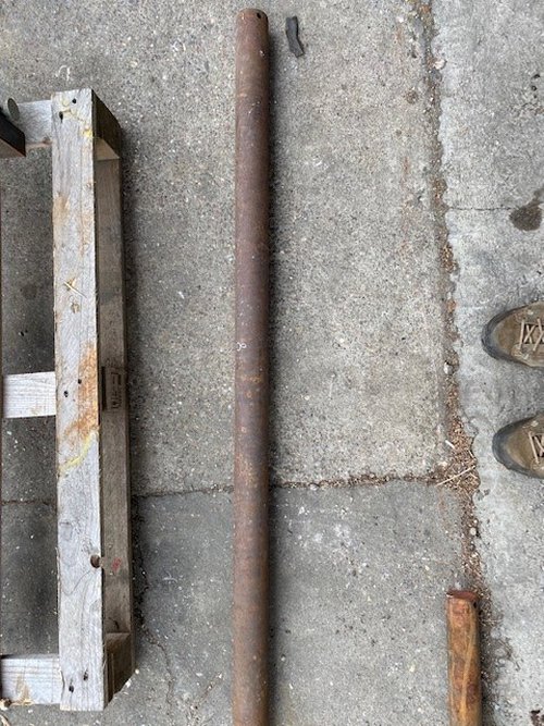 Round bar type Pallet tine carriage 60mm