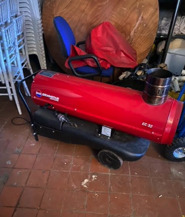 Curlew New and Used Marquees Heaters Indirect Arcotherm EC32 Indirect 29kW Biemmedue Space