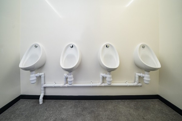 four gents urinals
