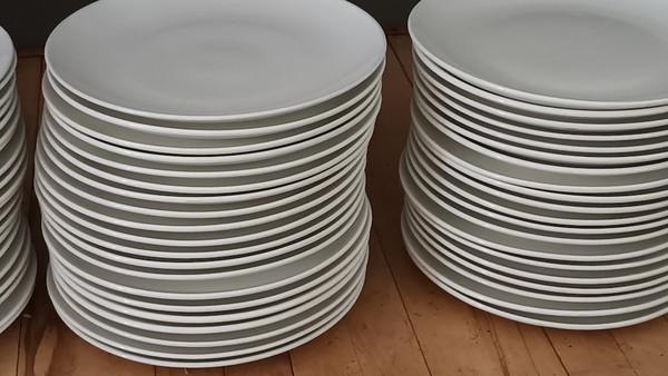 Buy Used White 12" Plates