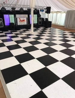 Black and white dance floor for sale