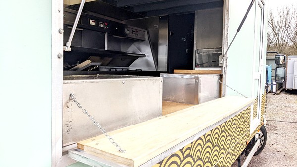 Fish and chip shop waggon with large hatch