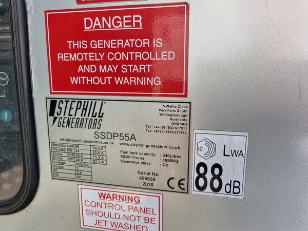 SSDP55A Stephill Generator