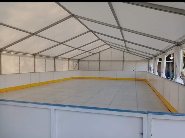 8m x 12m Synthetic Ice Rink For Sale