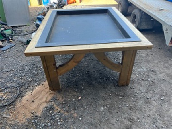 Used fire pit