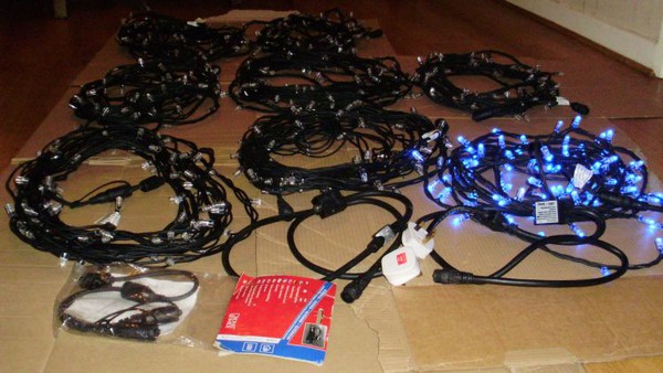 LED pea light string from Essential Supplies