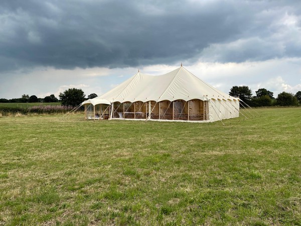 Tensile Petal marquee with Panoramic windows
