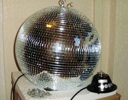 16 inch Mirrorball and Mirrorball Motor 16 inch Mirrorball and Mirrorball Motor