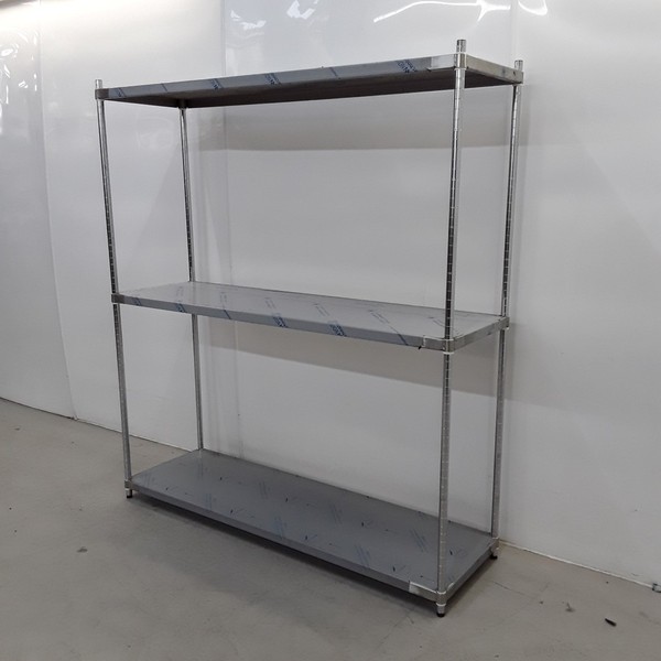 Brand New Craven SSM Stainless Steel Solid Shelving  Rack