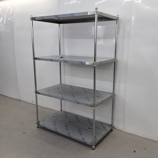 New Craven SSM Stainless Steel Solid Shelving Unit