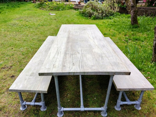 Buy Used Accoya Table & Benches
