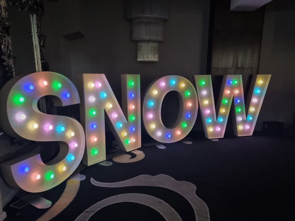 SNOW LED Light Up Letters