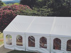 9m clearspan marquees for sale as part of a business