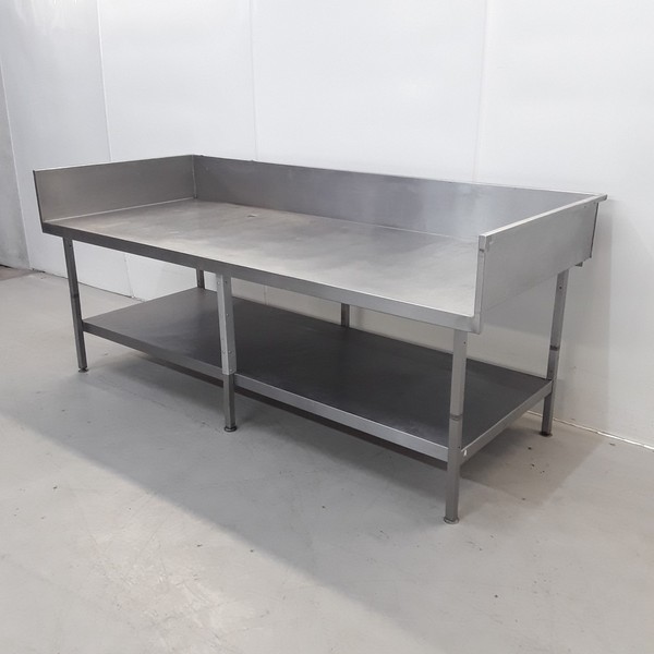 Large stainless steel prep table for sale