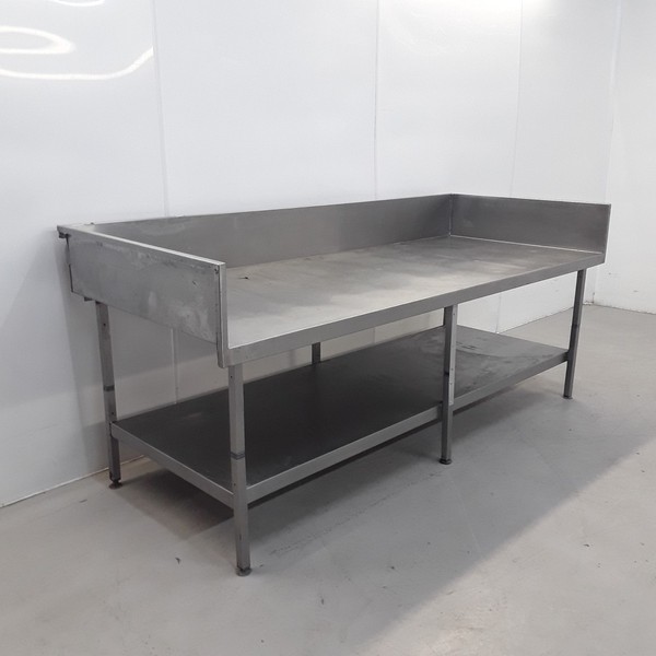 Over 2m prep table for commercial kitchen