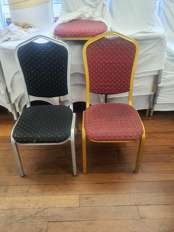 Secondhand Chairs and Tables Steel Frame Banqueting Chairs 100x