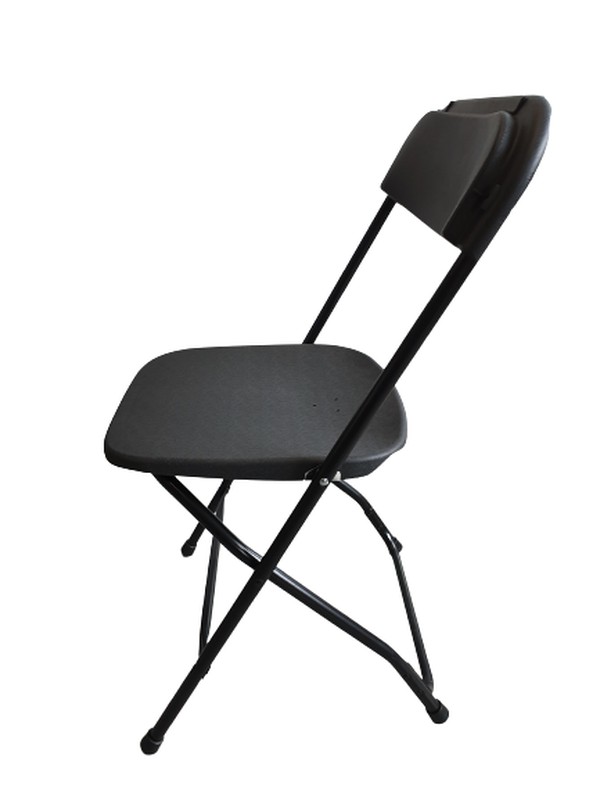 Secondhand Chairs and Tables Folding Chairs 18000x Used Black